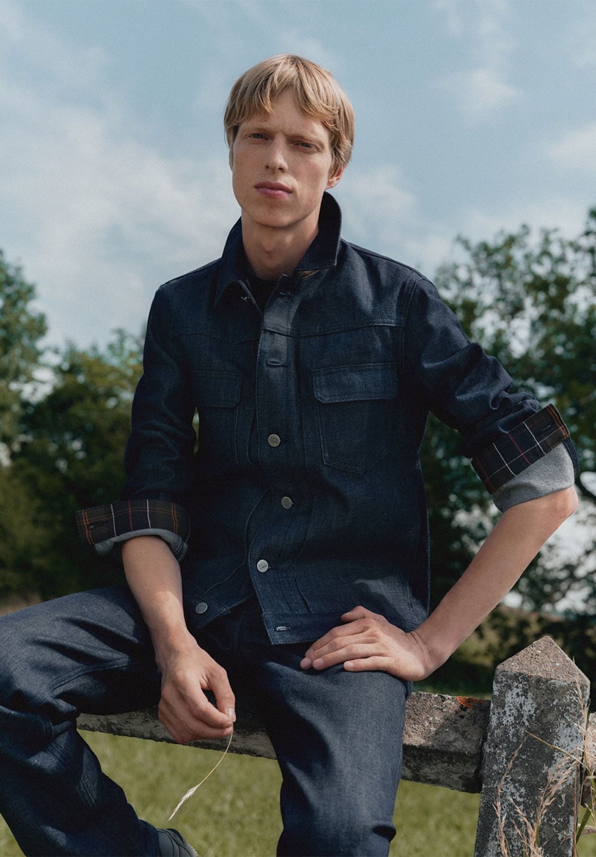 Denim Trucker Jacket A.P.C Barbour