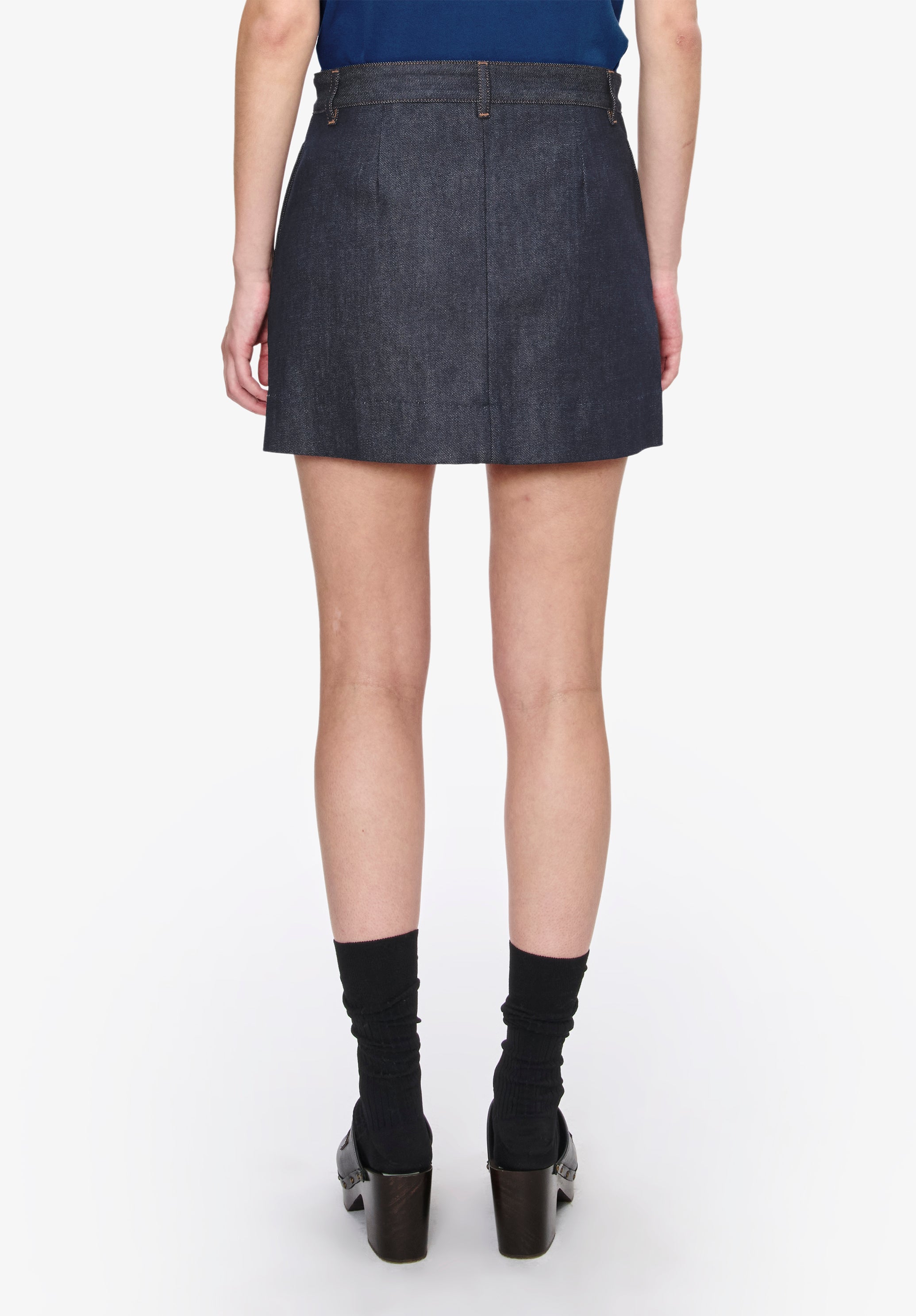 Pleated mini skirt - 5