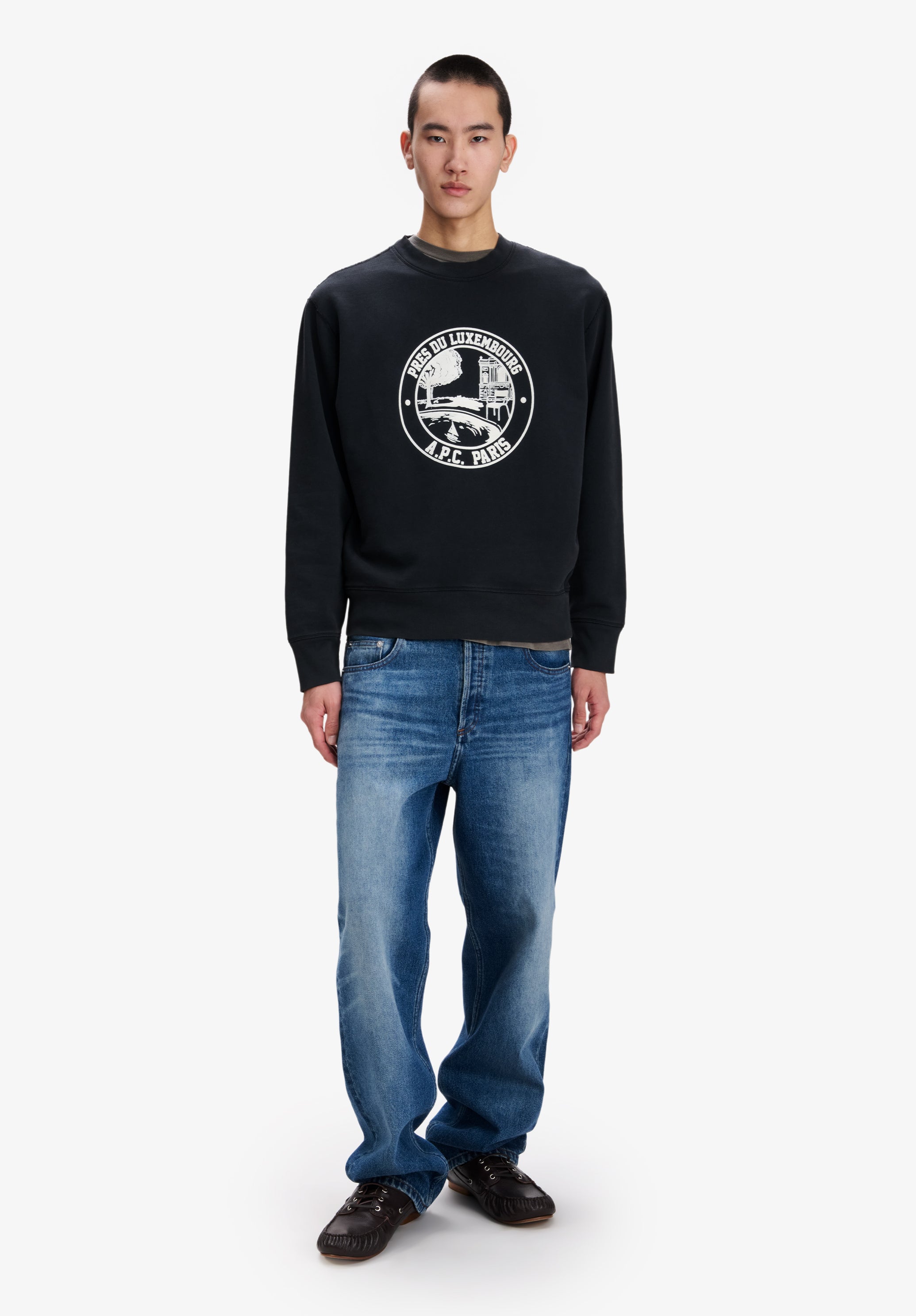 Black sweatshirt with garden logo - 1