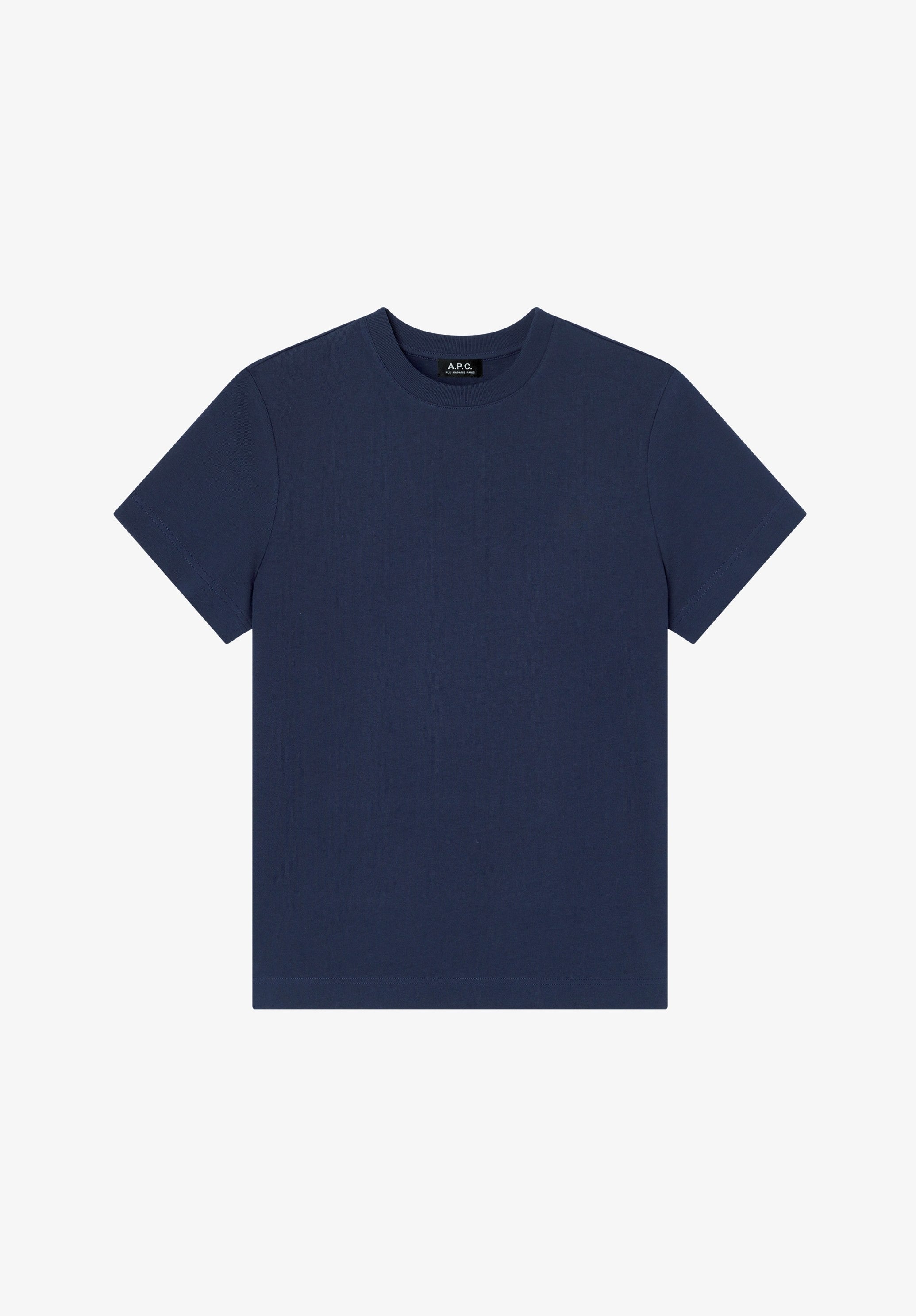 Dark blue organic cotton T-shirt - 0