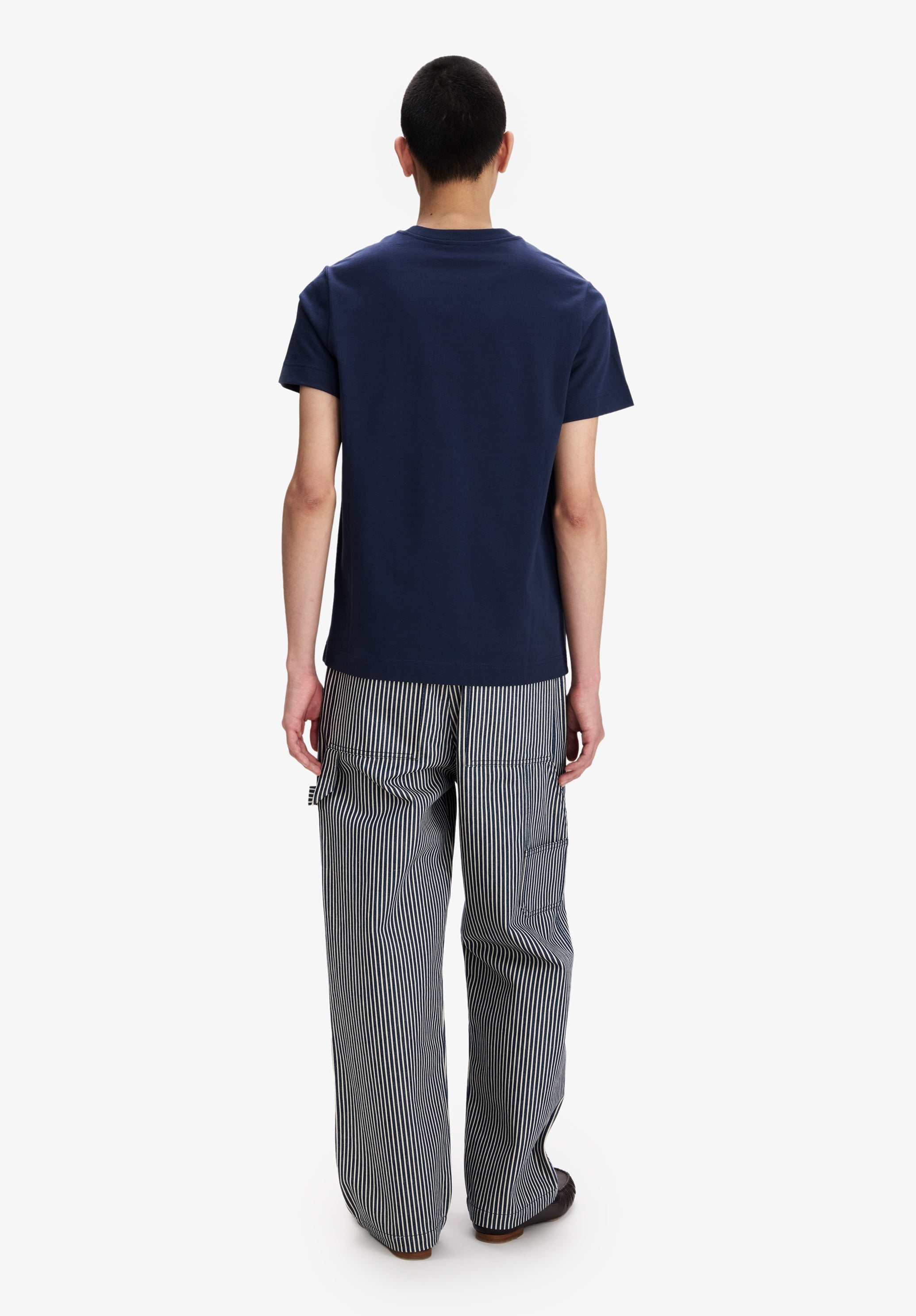 Dark blue organic cotton T-shirt - 2