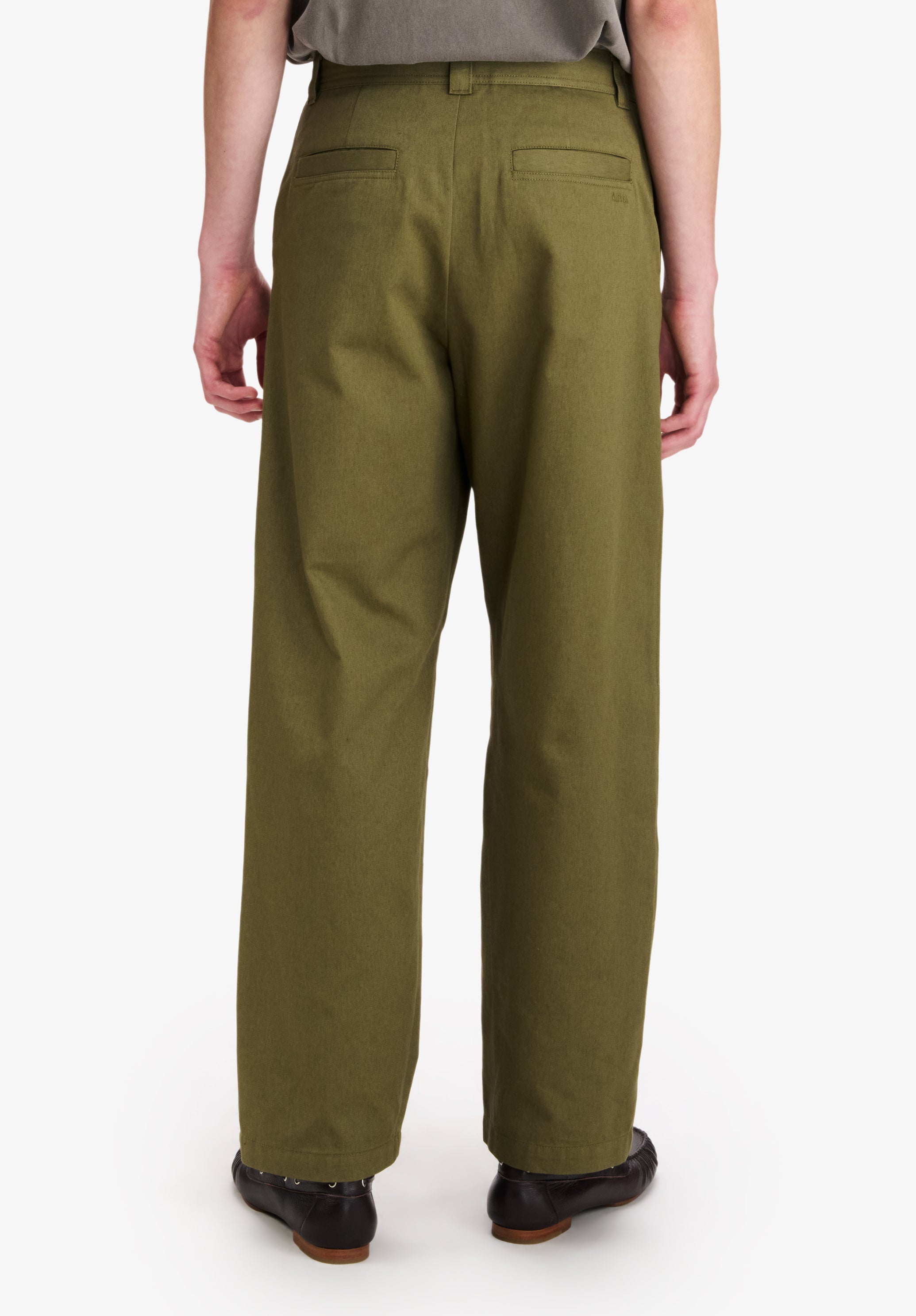 Loose khaki chinos - 4