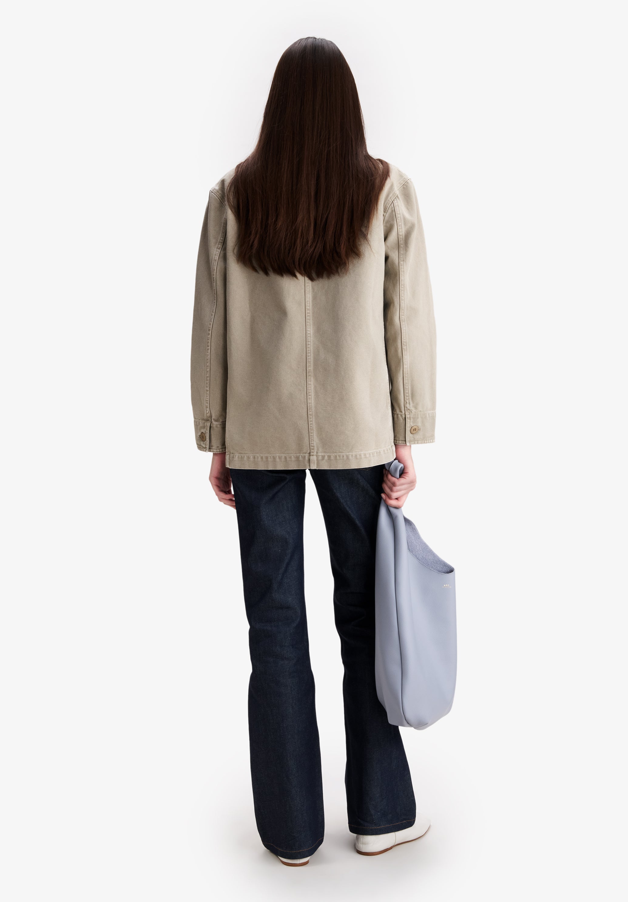 Grey canvas workwear jacket