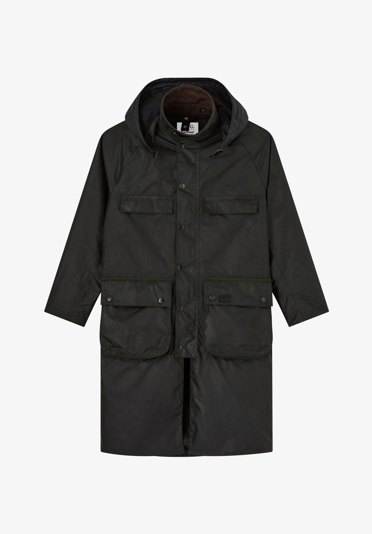 Long Sugarlump Bedale Wax Jacket A.P.C X Barbour