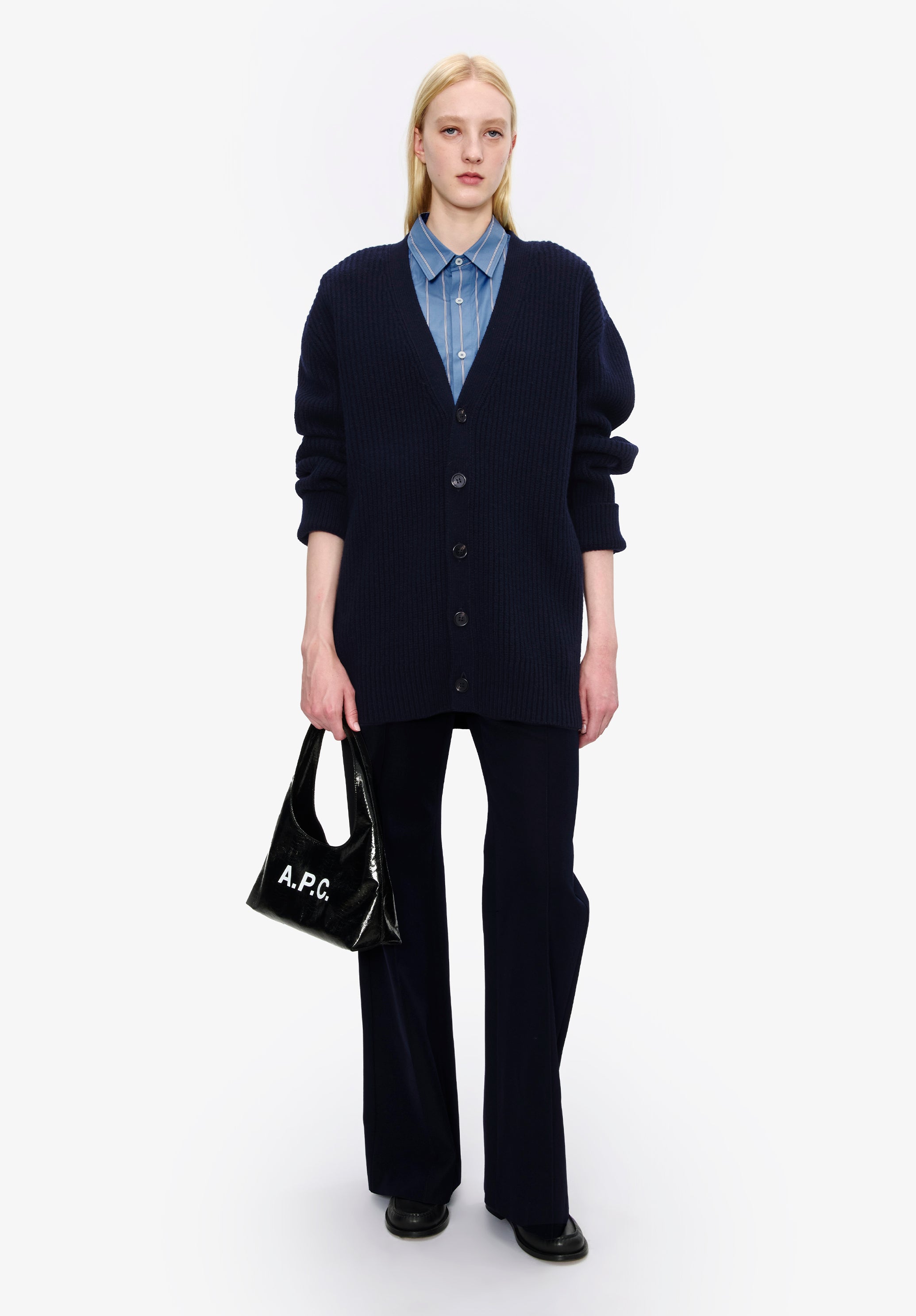 Wool-cashmere unisex cardigan - 5