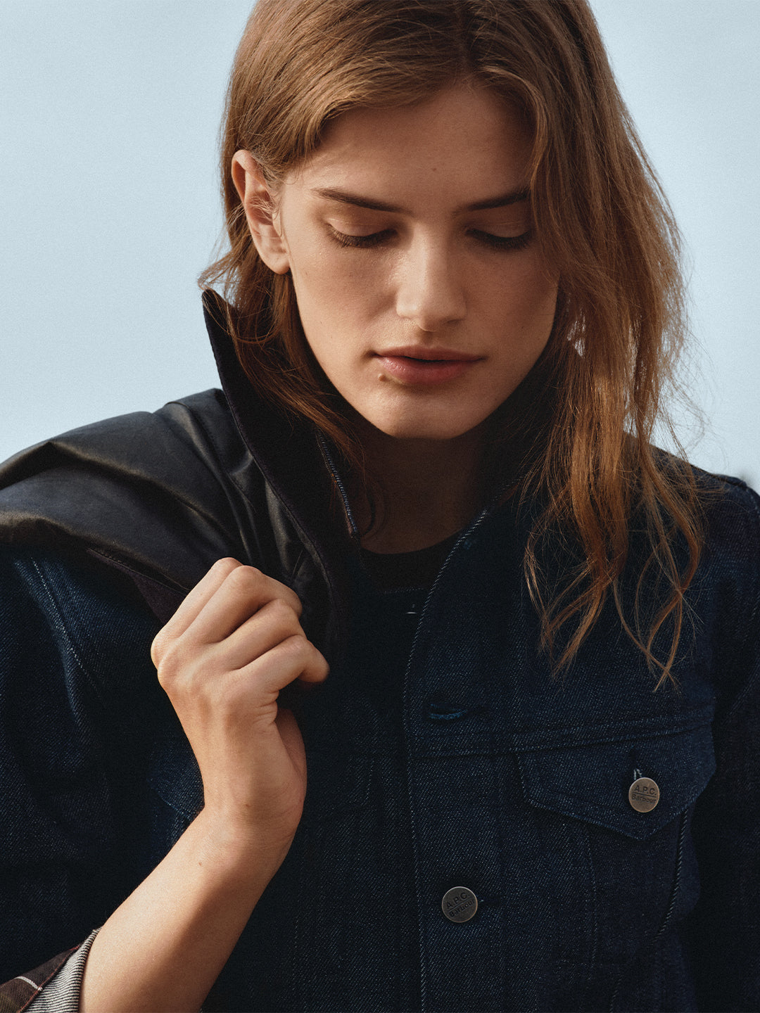 Denim Trucker Jacket A.P.C Barbour