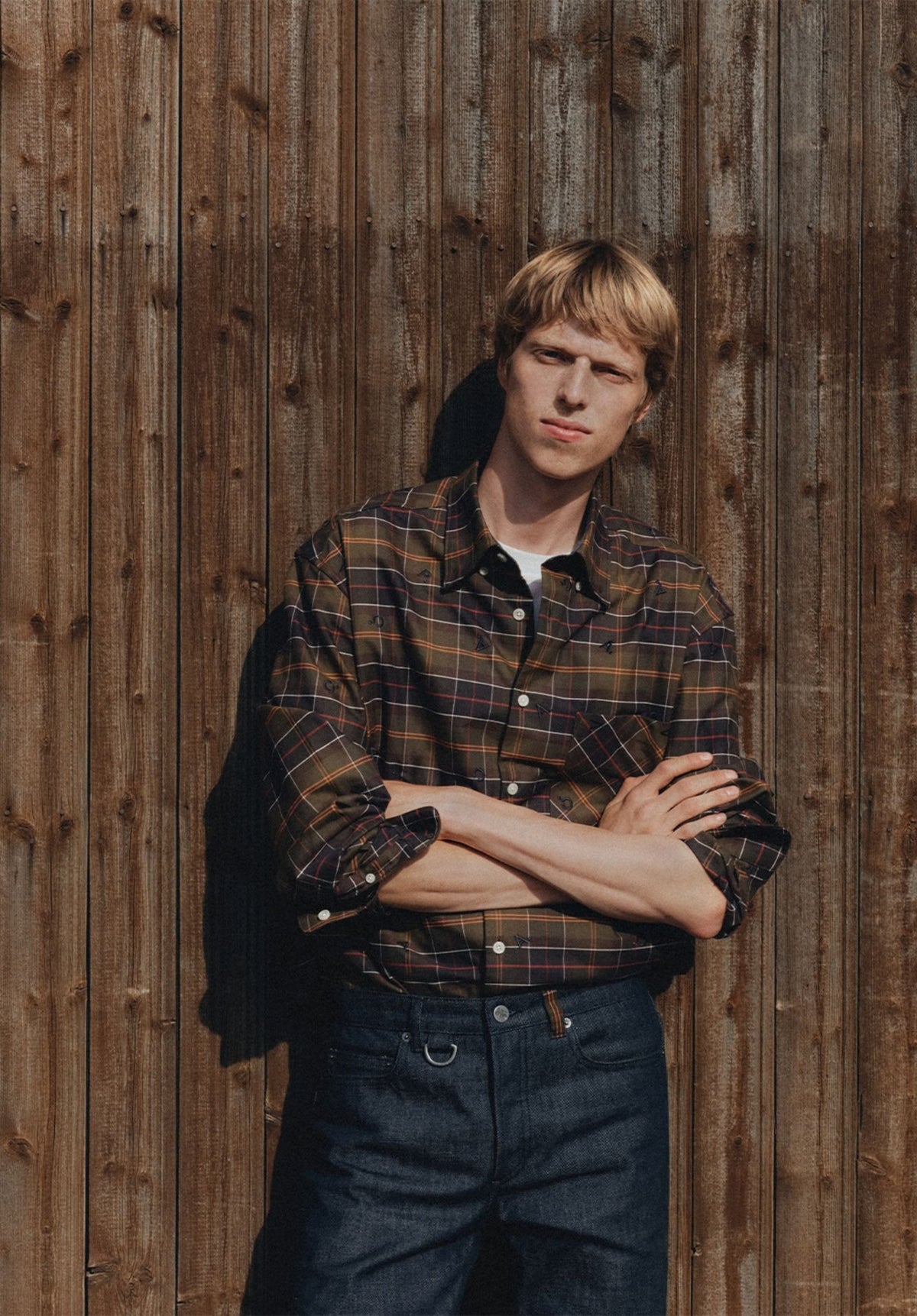 Monogram Tartan Shirt A.P.C Barbour