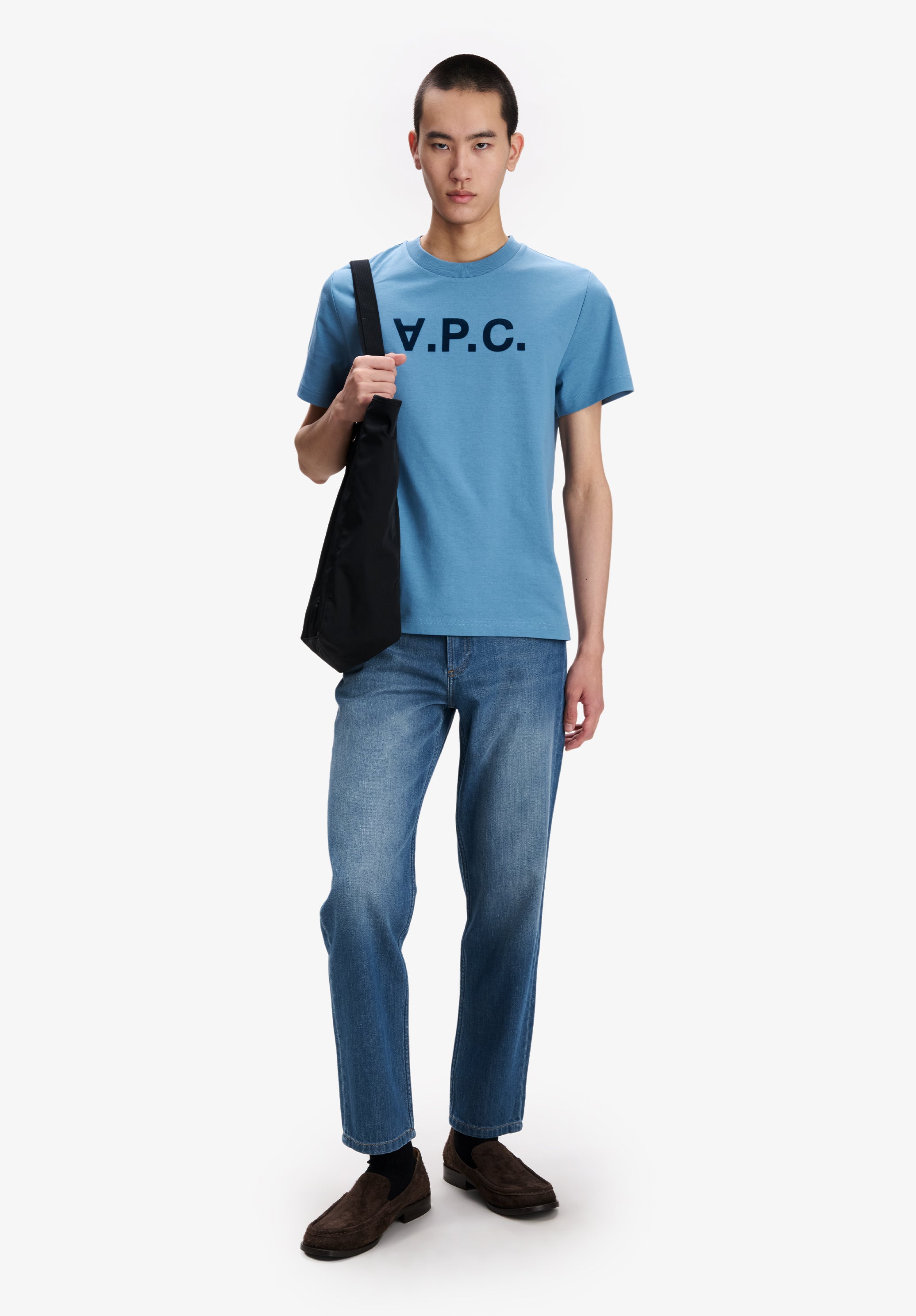 Blue V.P.C. logo T-shirt - 1