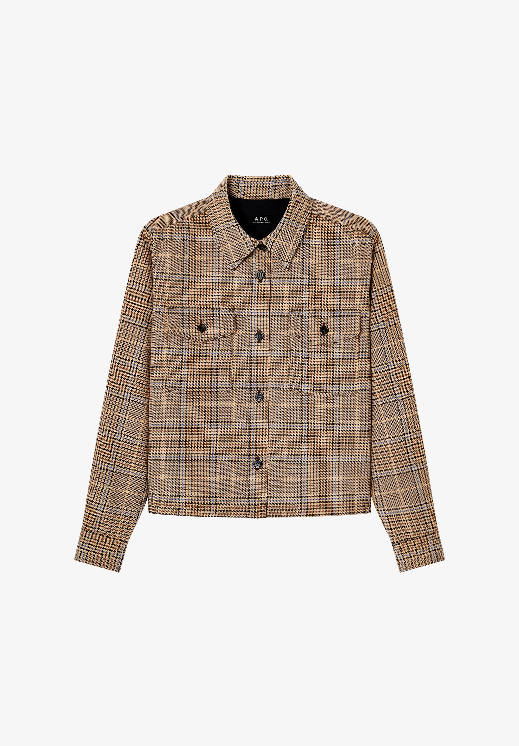 Brown check jacket - 0