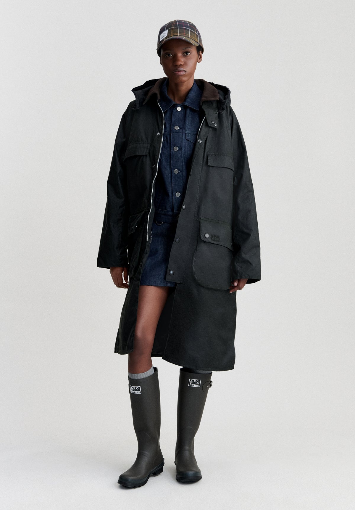 Long Sugarlump Bedale Wax Jacket A.P.C X Barbour - 5