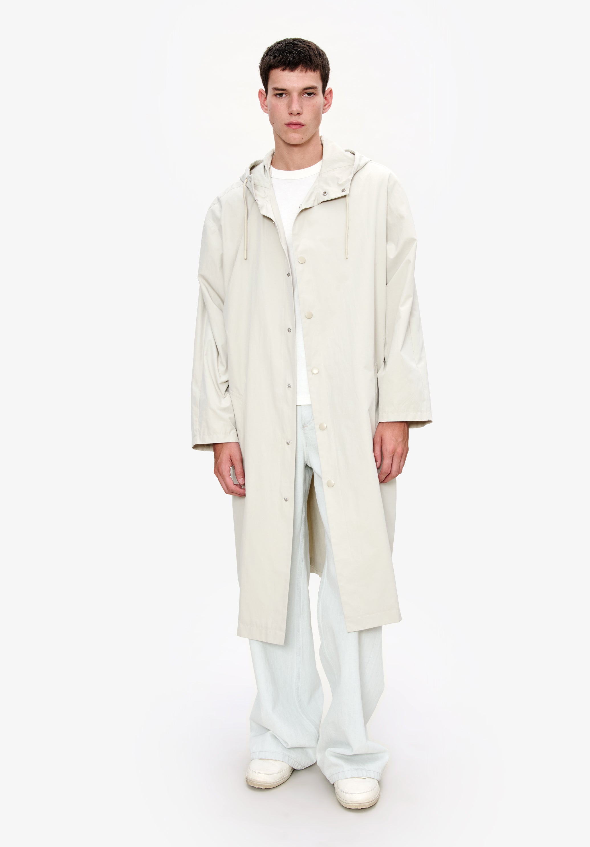 Off-white canvas windbreaker - 1
