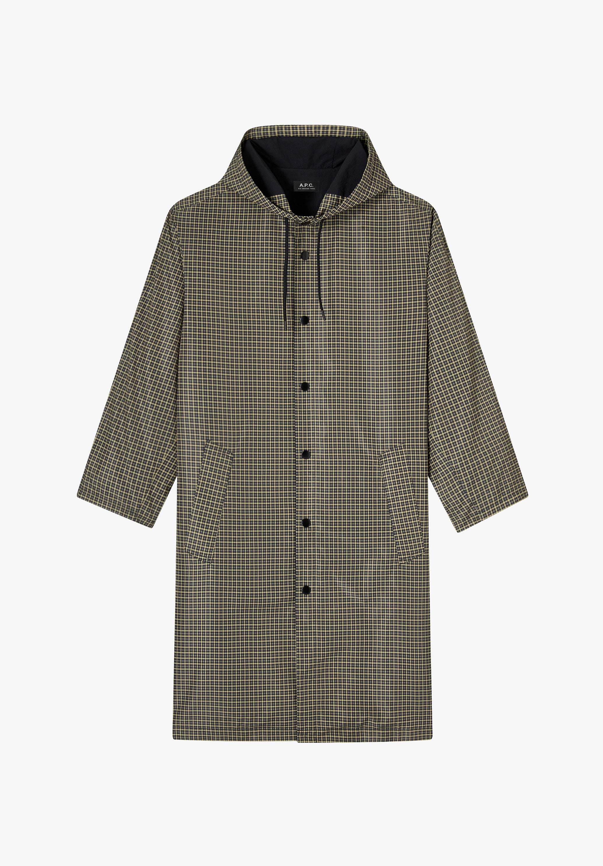 Long, loose khaki parka - 0