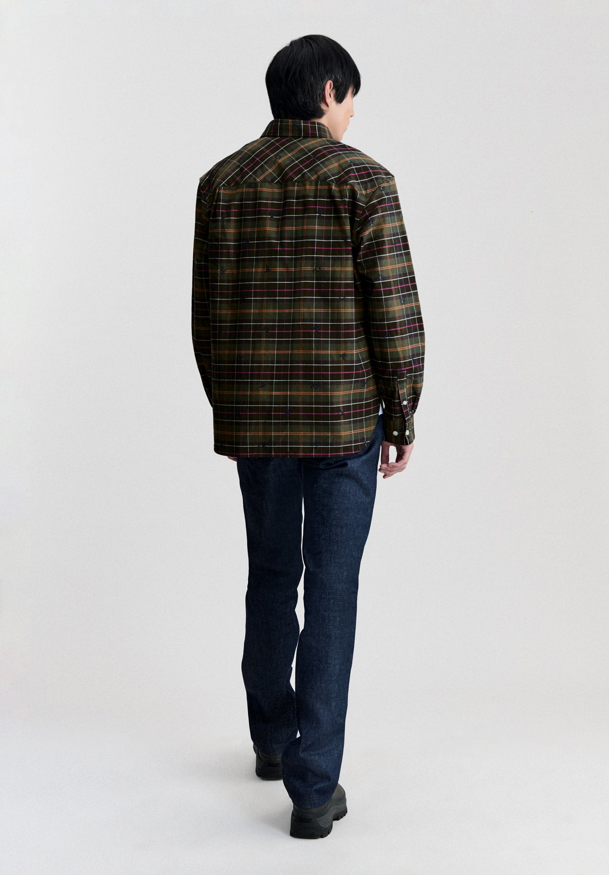 Monogram Tartan Shirt A.P.C Barbour