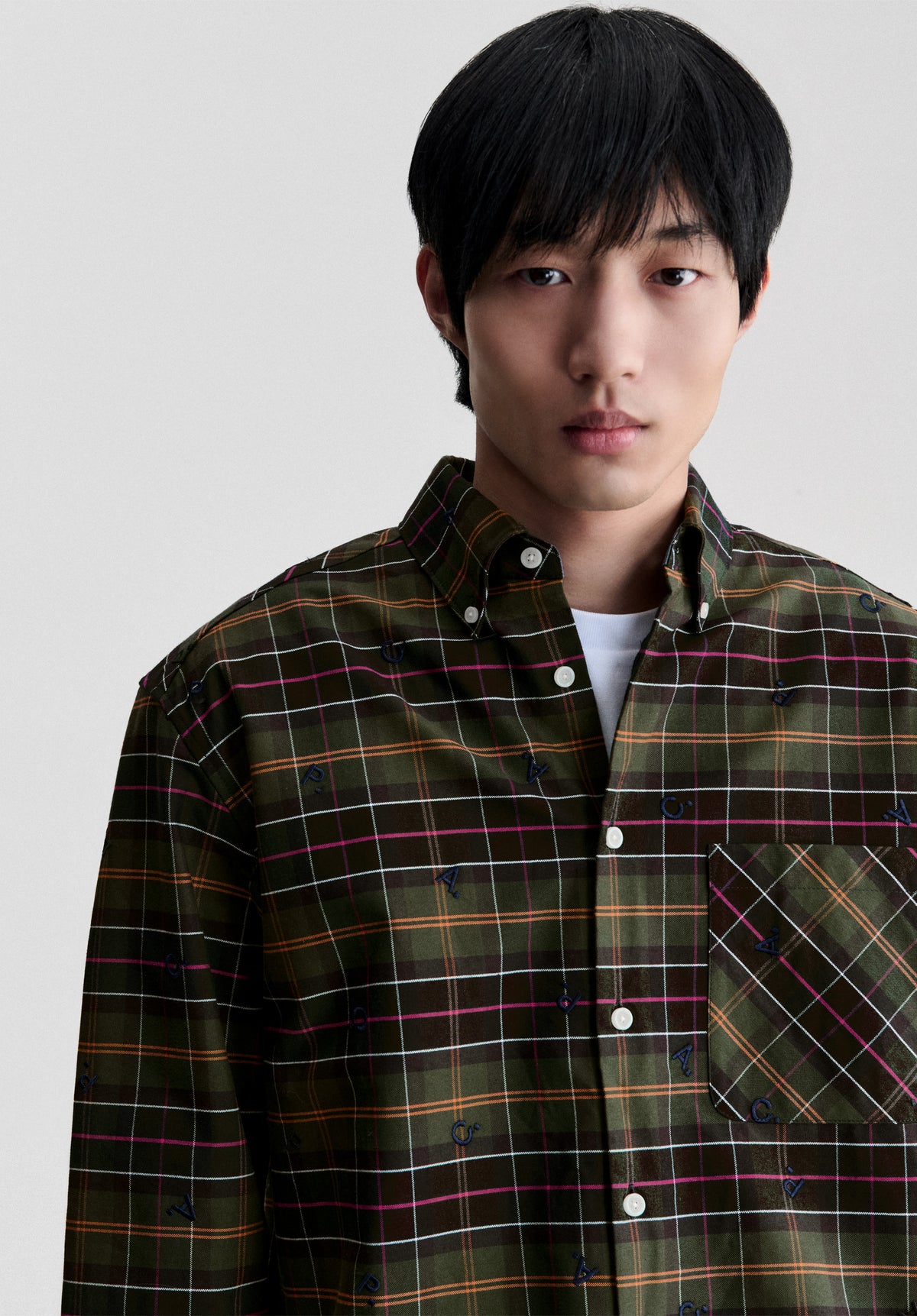 Monogram Tartan Shirt A.P.C Barbour