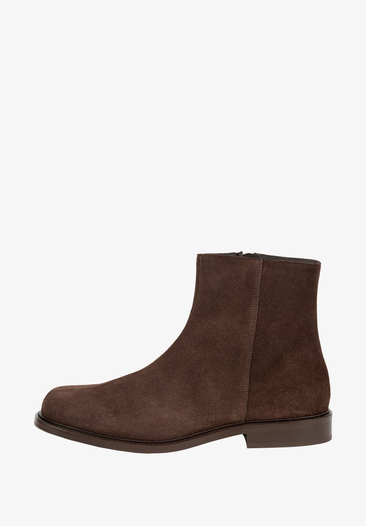 Suede split ankle boots - 1