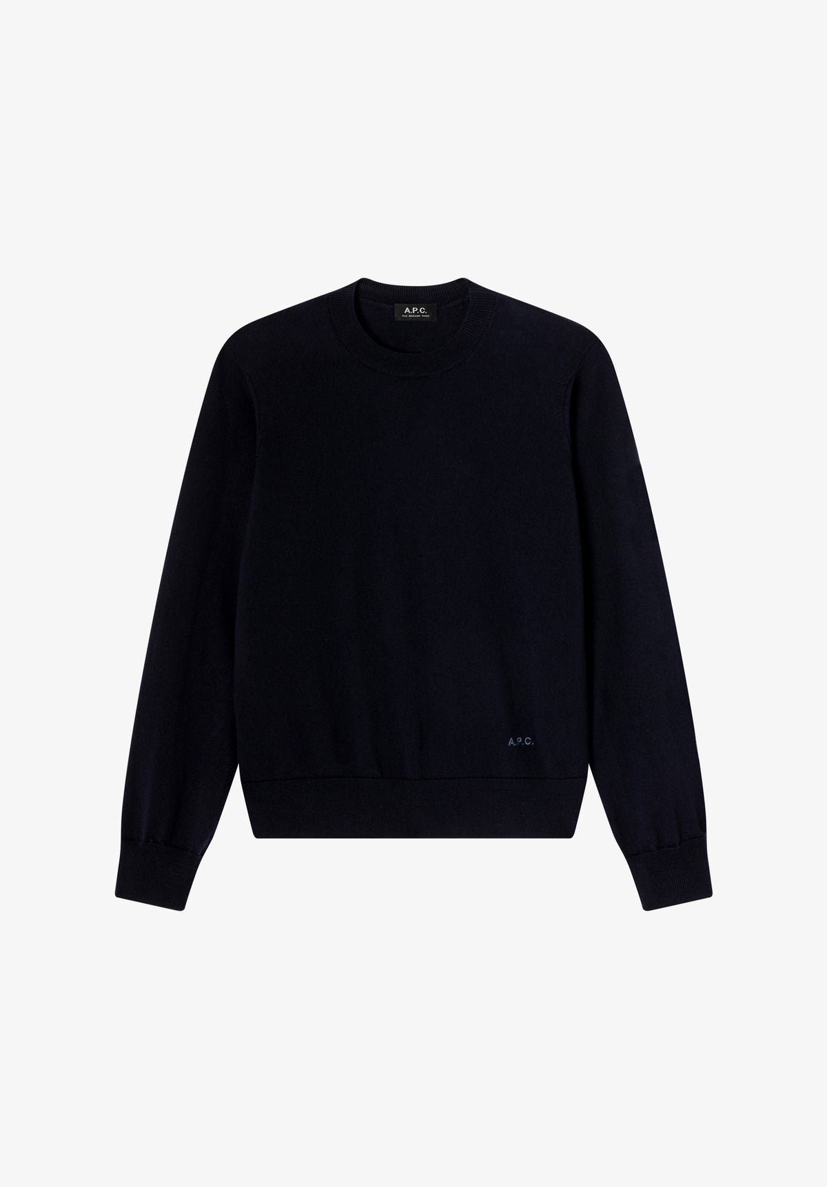 Fitted sweater in merino wool - 0