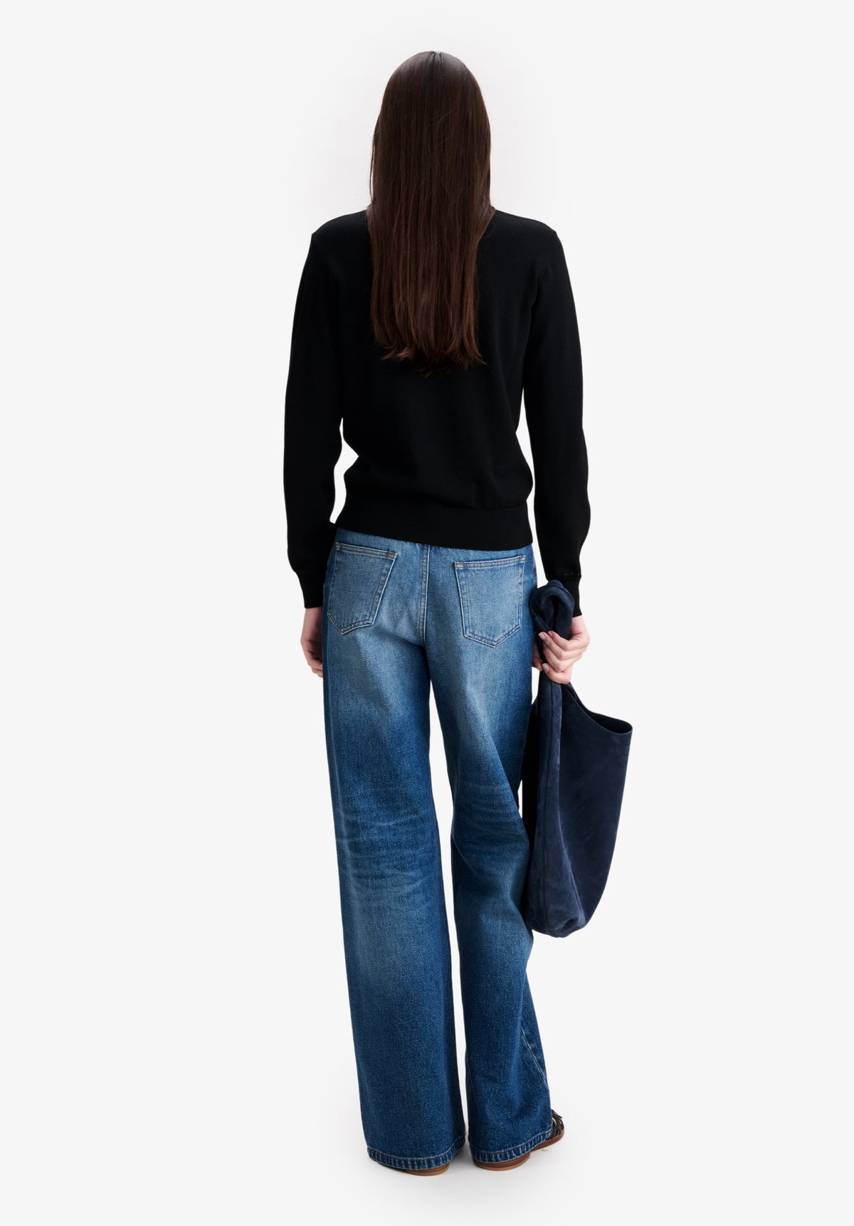 Fitted sweater in merino wool - 2