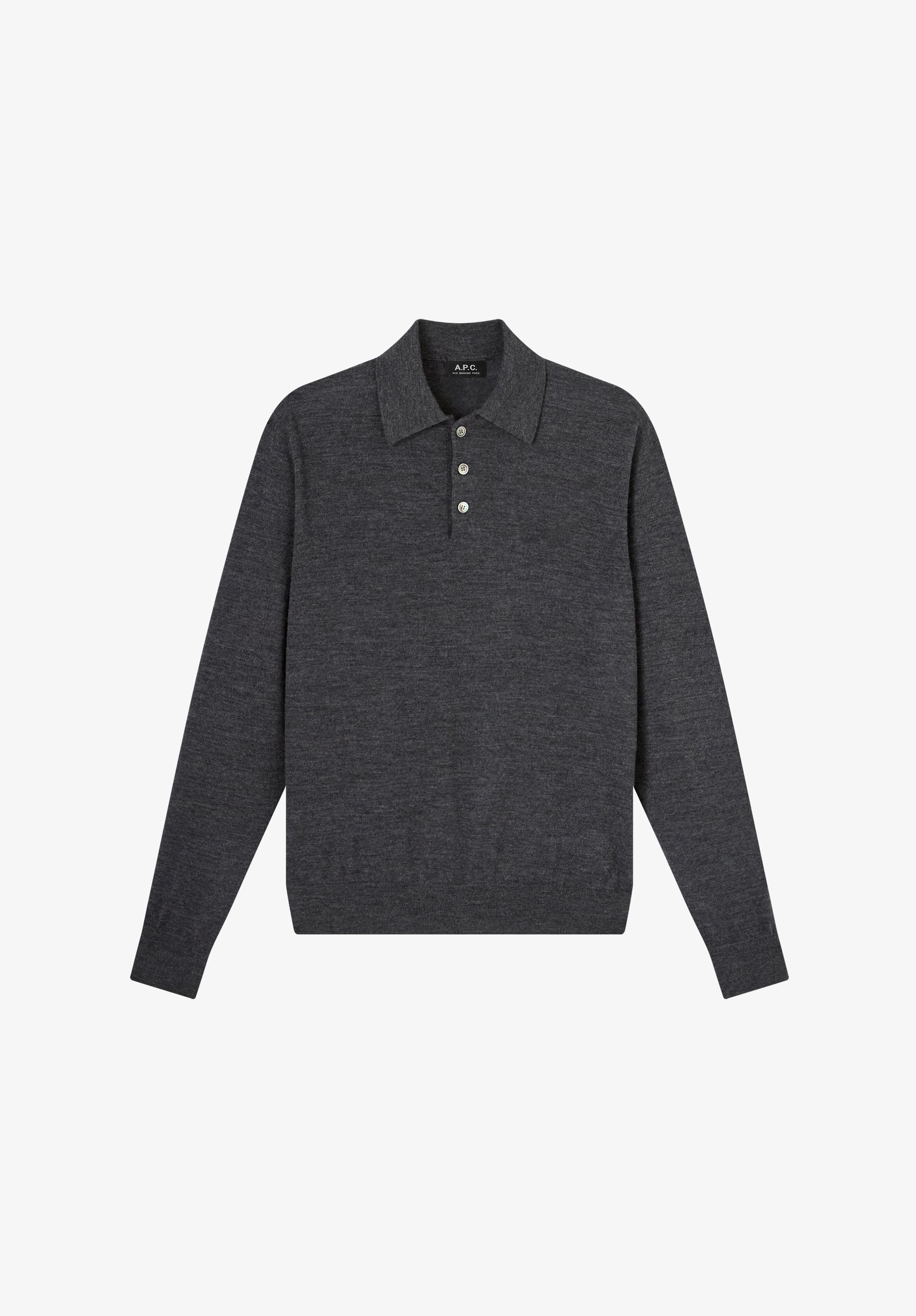 Wool polo shirt - 0
